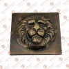 2" "Lion" Brass Wall Tiles 